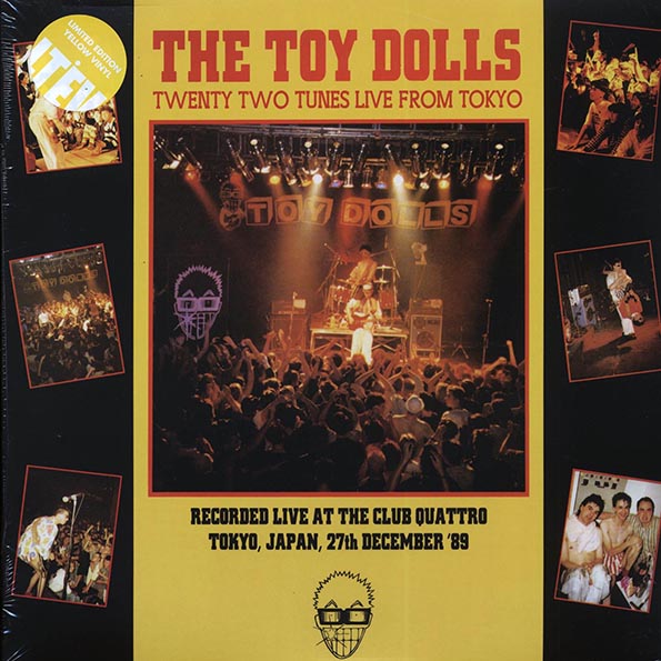 Toy Dolls, The - Twenty Two Tunes Live from Tokyo 2xLP (Yellow Vinyl) (image for) Toy Dolls, The - Twenty Two Tunes Live from Tokyo 2xLP (Yellow Vinyl)